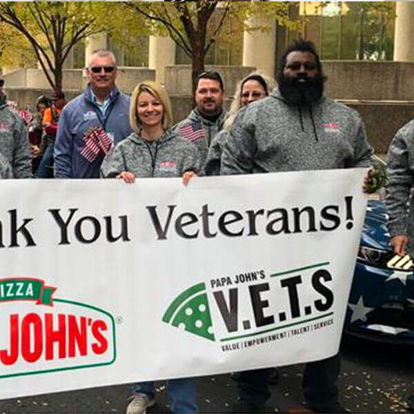Papa Johns V.E.T.S employee resource group for veterans